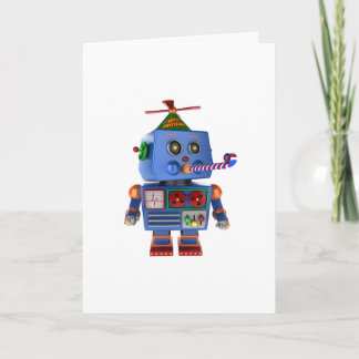 Speelgoed robot kaart