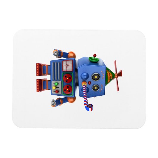 Speelgoed robot magneet (Horizontaal)