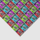 Speelgoed Robot Multicolour Galaxy Retro Cool Cust Tissuepapier (Detail)