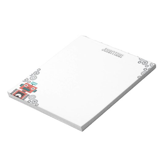 Speelgoed Robot Notitieblok (Linkerzijde)