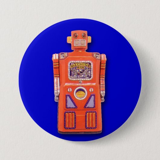 Speelgoed robot Ronde Button Man (Voorkant)