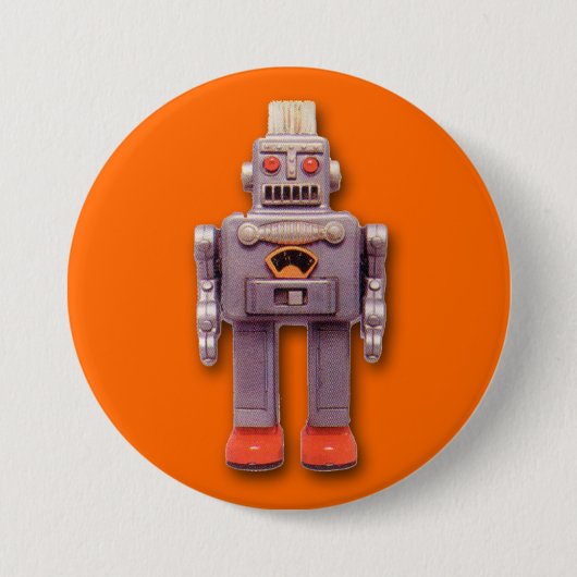 Speelgoed Robot Round Button (Voorkant)