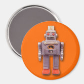 Speelgoed Robot Round Magnet (Voorkant / Achterkant)