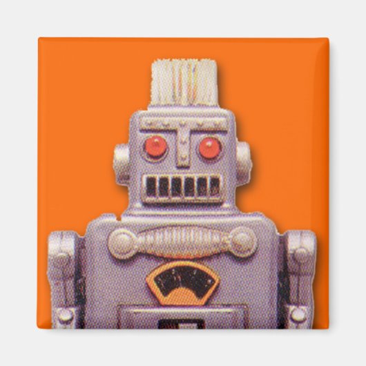 Speelgoed Robot Square Magnet (Voorkant)