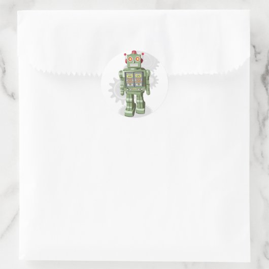 Speelgoed Robot Stickers (Tas)