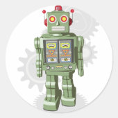 Speelgoed Robot Stickers (Voorkant)