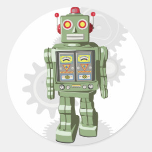 Speelgoed Robot Stickers