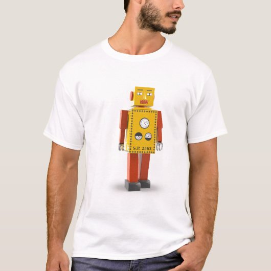 Speelgoed Robot T-shirt (Voorkant)