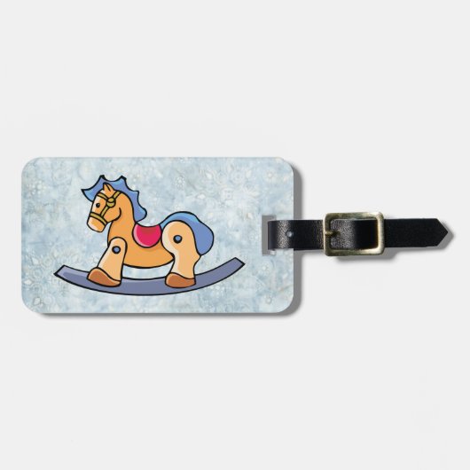 Speelgoed Rocking Horse Bagagelabel (Voorkant horizontaal)