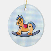 Speelgoed Rocking Horse Keramisch Ornament (Links)
