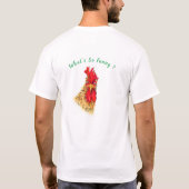 Speelgoed Rooster Funny T-Shirt Gift - Aangepaste  (Achterkant)