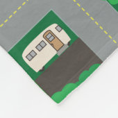 Speelgoed routekaart autostad fleece deken (Hoek)