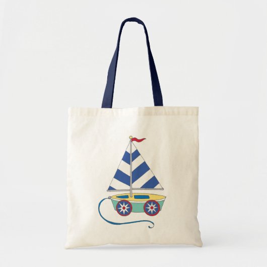 Speelgoed Sailboot Baby Canvas tas (Voorkant)