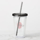 Speelgoed, schattig, modern, eenvoudig design van acryl drinkbeker (Achterkant)
