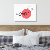 Speelgoed, schattig, modern, eenvoudig design van  canvas afdruk (Insitu (Slaapkamer))