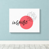 Speelgoed, schattig, modern, eenvoudig design van  canvas afdruk (Insitu (Houten vloer))