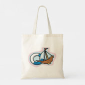 Speelgoed Schip Tote Bag (Achterkant)