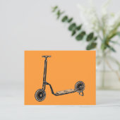 Speelgoed Scooter Nostalgia Briefkaart (Staand voorkant)