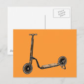 Speelgoed Scooter Nostalgia Briefkaart (Voorkant / Achterkant)