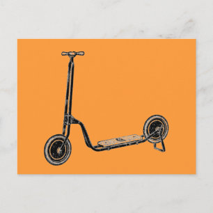 Speelgoed Scooter Nostalgia Briefkaart