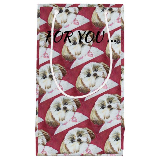 SPEELGOED SHIH TZU MIX KLEIN CADEAUZAKJE (Voorkant)