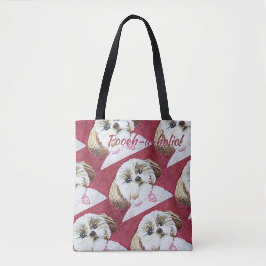 SPEELGOED SHIH TZU TOTE BAG (Voorkant)