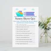 Speelgoed Ship Nursery Rhyme Quiz baby shower game (Staand voorkant)