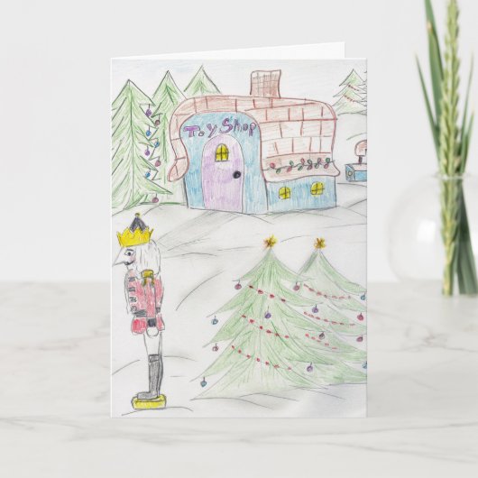 Speelgoed Shop Feestdagen Kaart (Voorkant)