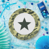 Speelgoed Soldaat Army Paper Dinner Bord (Feest)