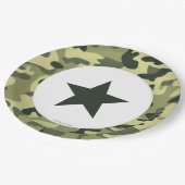 Speelgoed Soldaat Army Paper Dinner Bord (Gekanteld)