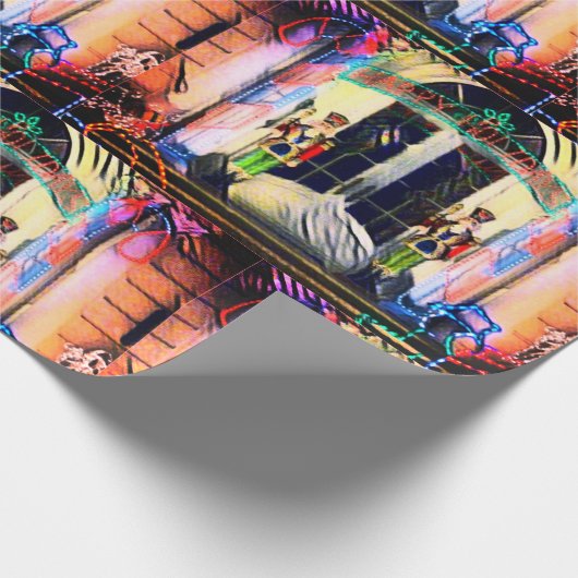 Speelgoed Soldaat Happy Holiday Wrapping Paper Cadeaupapier (Hoek)