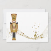 Speelgoed Soldaat Holiday - Uitnodiging voor kerst (Achterkant)