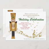 Speelgoed Soldaat Holiday - Uitnodiging voor kerst (Voorkant / Achterkant)