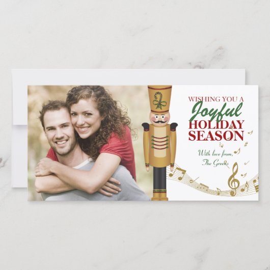 Speelgoed Soldaat-kerstfeestdag - Fotokaarten Feestdagenkaart (Voorkant)