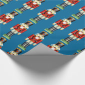 speelgoed soldaat verjaardagsjongetje's inpakartik cadeaupapier (Hoek)