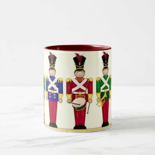 Speelgoed Soldaten kerstMok Tweekleurige Koffiemok (Center)