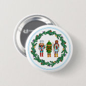 Speelgoed Soldaten voor kerstkeuken Ronde Button 5,7 Cm (Voorkant /achterkant)