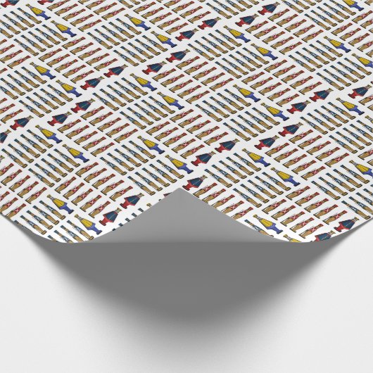 Speelgoed Soldier Army Holiday Kerstmis Cadeaupapier (Hoek)