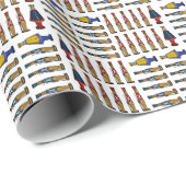 Speelgoed Soldier Army Holiday Kerstmis Cadeaupapier (Rol Hoek)