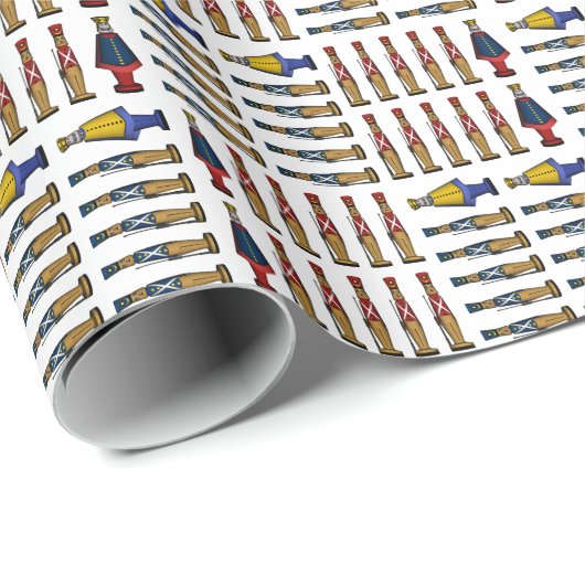 Speelgoed Soldier Army Holiday Kerstmis Cadeaupapier (Rol Hoek)