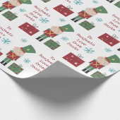 Speelgoed Soldier Child Name Love Santa Kerstkerst Cadeaupapier (Hoek)