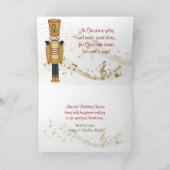 Speelgoed Soldier Foto met kerstfeestdag - Kaart (Binnen)