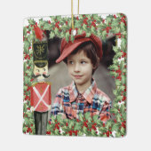 Speelgoed Soldier Holly Kind met kerstfeestdag Fot Keramisch Ornament (Links)