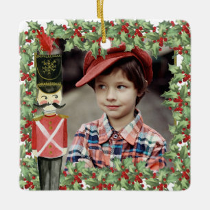 Speelgoed Soldier Holly Kind met kerstfeestdag Fot Keramisch Ornament