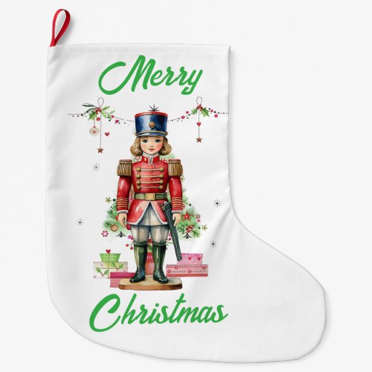 Speelgoed Soldier kerstboom Grote Kerstsok (Voorkant)