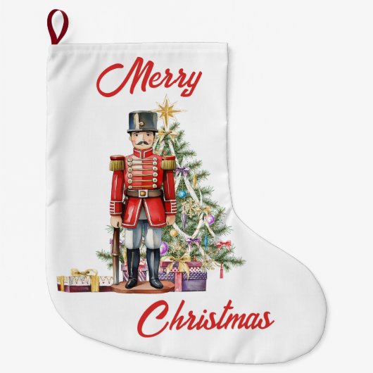 Speelgoed Soldier kerstboom Grote Kerstsok (Voorkant)