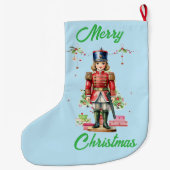 Speelgoed Soldier kerstboom Grote Kerstsok (Achterkant)