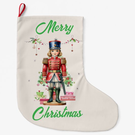 Speelgoed Soldier kerstboom Grote Kerstsok (Voorkant)