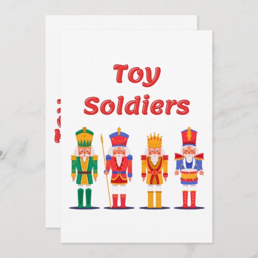 Speelgoed Soldier Nutcrackers (Voorkant / Achterkant)