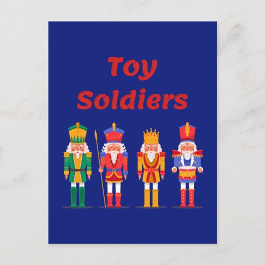 Speelgoed Soldier Nutcrackers Briefkaart (Voorkant)
